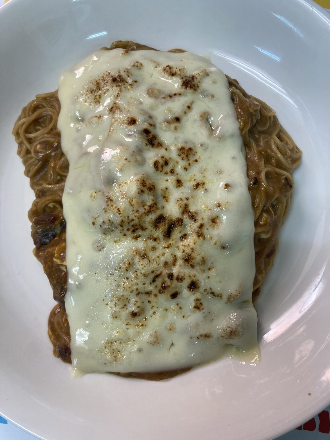 玉子いり焼きチーズカレーそうめん